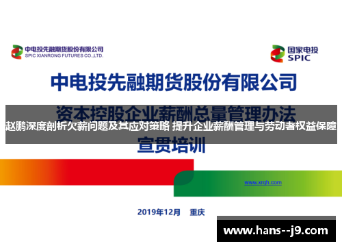 赵鹏深度剖析欠薪问题及其应对策略 提升企业薪酬管理与劳动者权益保障